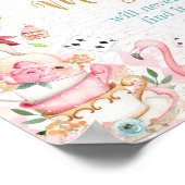 Alice In Wonderland Birthday Partyデコレーションサイン ポスター (角)