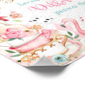 Alice In Wonderland Birthday Partyデコレーションサイン ポスター (角)