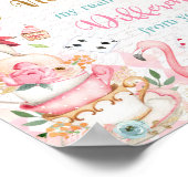 Alice In Wonderland Birthday Partyデコレーションサイン ポスター (角)