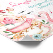 Alice In Wonderland Birthday Party Decoration Sign ポスター (角)