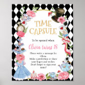 Alice in Wonderland Birthday Time Capsule Poster ポスター (正面)