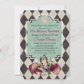 Alice in Wonderland Bridal Shower Invitation 招待状 (正面)