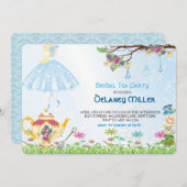 Alice in Wonderland Bridal Shower Invitation 招待状 (正面/裏面)