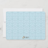 Alice in Wonderland Bridal Shower Invitation 招待状 (裏面)