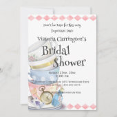 Alice in Wonderland Bridal Shower Invitation 招待状 (正面)