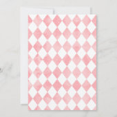 Alice in Wonderland Bridal Shower Invitation 招待状 (裏面)