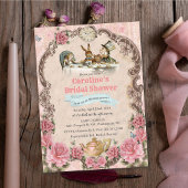 Alice in Wonderland Bridal Shower Invitation 招待状