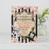 Alice in Wonderland Bridal Shower Invitation 招待状 (スタンド正面)