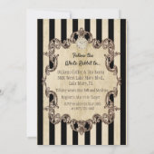 Alice in Wonderland Bridal Shower Invitation 招待状 (裏面)