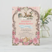 Alice in Wonderland Bridal Shower Invitation 招待状 (スタンド正面)