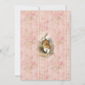 Alice in Wonderland Bridal Shower Invitation 招待状 (裏面)