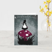 Alice in Wonderland Card カード (黄色い花)