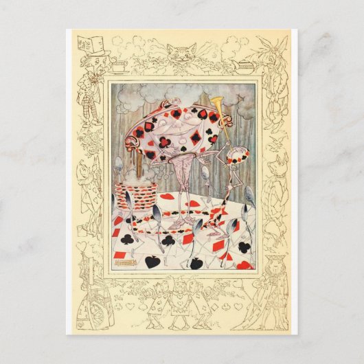 Alice in Wonderland Card Battle ポストカード (正面)