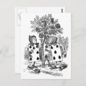 Alice in Wonderland Card Soldiers ポストカード (正面/裏面)