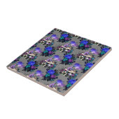 Alice in Wonderland Caterpillar喫煙花 タイル (側面)