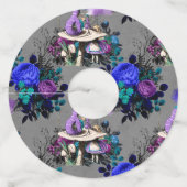 Alice in Wonderland Caterpillar喫煙花 ワイングラスタグ (正面)