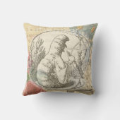 Alice in Wonderland Caterpillar:オリジナルTenniel クッション (裏面)