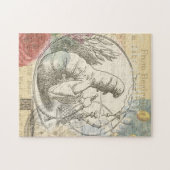 Alice in Wonderland Caterpillar:オリジナルTenniel ジグソーパズル (横)