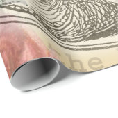 Alice in Wonderland Caterpillar:オリジナルTenniel ラッピングペーパー (ロールコーナー)