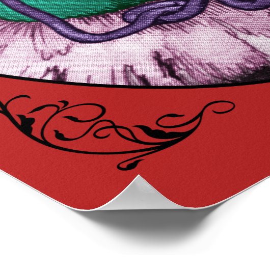 Alice in Wonderland - Caterpillar ポスター (角)