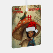 Alice in Wonderland Caterpillar Christmas Ornament メタルオーナメント (正面右)