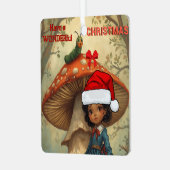 Alice in Wonderland Caterpillar Christmas Ornament メタルオーナメント (正面左)