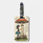 Alice in Wonderland Caterpillar Luggage Tag ラゲッジタグ (裏面縦)