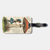 Alice in Wonderland Caterpillar Luggage Tag ラゲッジタグ (裏面横)