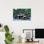 Alice in Wonderland - Central Park NYC ポスター (ホームオフィス)