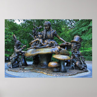 Alice in Wonderland - Central Park NYC ポスター