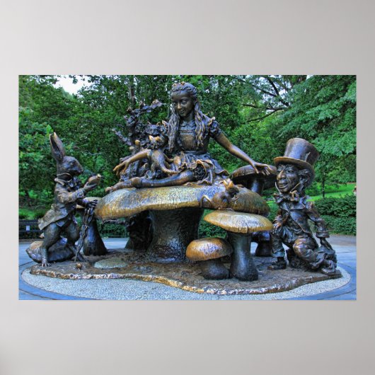 Alice in Wonderland - Central Park NYC ポスター (正面)