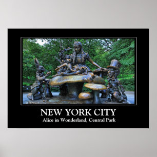 Alice in Wonderland - Central Park NYC ポスター