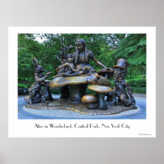 Alice in Wonderland - Central Park NYC ポスター (正面)