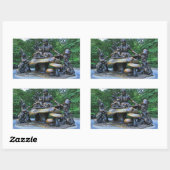 Alice in Wonderland - Central Park NYC 長方形シール (シート)