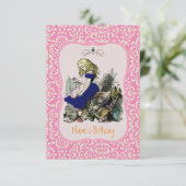 Alice in Wonderland CHANGE COLOR-招待状/RSVP 招待状 (スタンド正面)