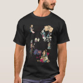Alice in Wonderland Characters Lewis Carroll Illus Tシャツ (正面)