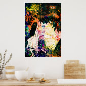 Alice in Wonderland Cheshireキャットウォーター ポスター (キッチン)