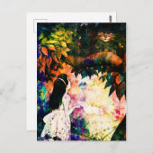 Alice in Wonderland Cheshireキャットウォーター ポストカード (正面/裏面)