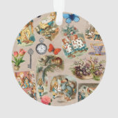 Alice in Wonderland Cheshire Catキャラクター オーナメント (裏面)