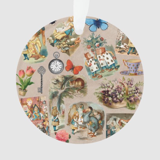 Alice in Wonderland Cheshire Catキャラクター オーナメント (正面)