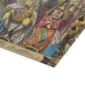 Alice in Wonderland Cheshire Catキャラクター カッティングボード (角)