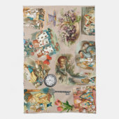 Alice in Wonderland Cheshire Catキャラクター キッチンタオル (縦)