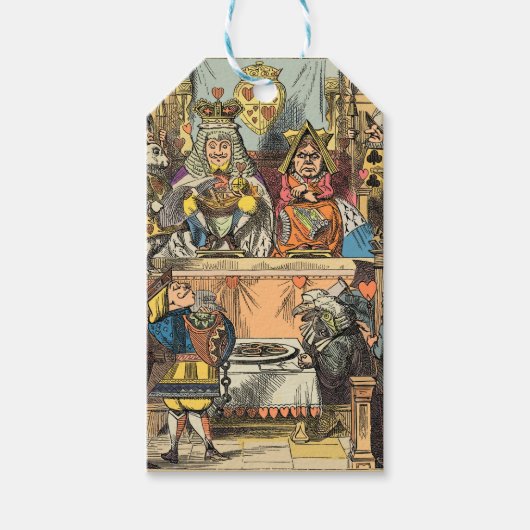 Alice in Wonderland Cheshire Catキャラクター ギフトタグ (正面)