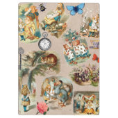 Alice in Wonderland Cheshire Catキャラクター クリップボード (裏面)