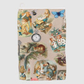 Alice in Wonderland Cheshire Catキャラクター ゴルフタオル (正面)