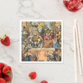 Alice in Wonderland Cheshire Catキャラクター スタンダードカクテルナプキン (インサイチュ)