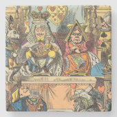 Alice in Wonderland Cheshire Catキャラクター ストーンコースター (正面)