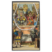 Alice in Wonderland Cheshire Catキャラクター スモールペーパーバッグ (裏面)