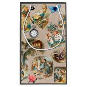 Alice in Wonderland Cheshire Catキャラクター スモールペーパーバッグ (裏面)