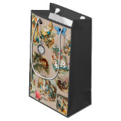 Alice in Wonderland Cheshire Catキャラクター スモールペーパーバッグ (裏面アングル)